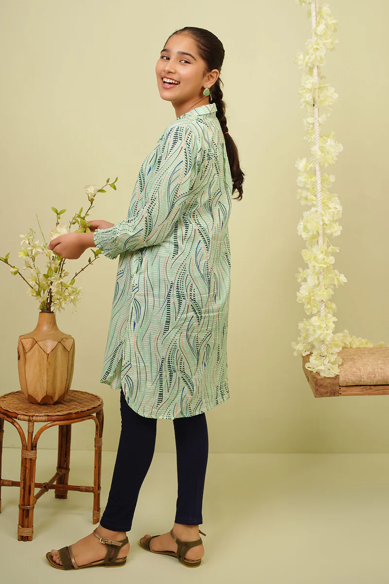Lawn Printed Kurta - Image 3