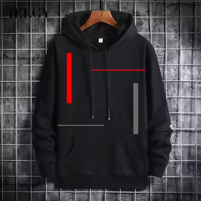 Striped Kangaroo Hoodie