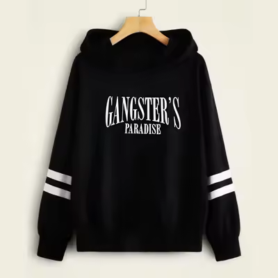 Gangster Double Stripe Hoodie